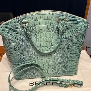 Brahmin Duxbury Large Satchel Artic Blue